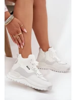Dámské sportovní boty Big Star SS274510 Bílé Dámské sportovní boty Big Star SS274510 Bílé