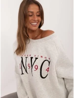 Bluza EM BL model 20499609 jasny szary - FPrice Bluza EM BL model 20499609 jasny szary - FPrice