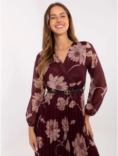 Šaty IT SK 10536.18P bordó