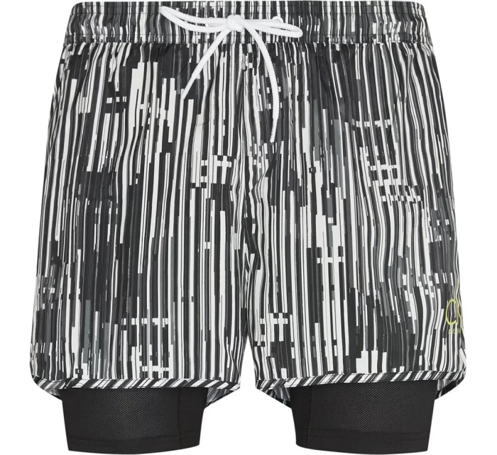Pánské kraťasy KM0KM00244-021 černobílá - Calvin Klein