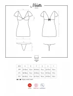 Výjimečná košilka Moketta chemise purple - Obsessive