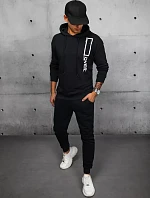FashionStreet černá pánská tepláková souprava AX0683