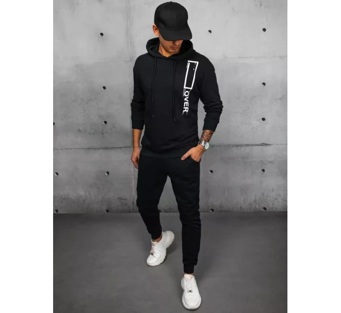 Pánské černé tepláky Dstreet AX0683 Pánské černé tepláky Dstreet AX0683