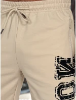 Pánský khaki komplet s potiskem Dstreet model 21988644 - FashionStreet Pánský khaki komplet s potiskem Dstreet model 21988644 - FashionStreet