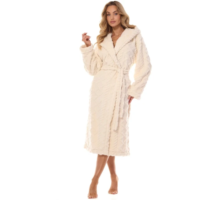 L&L 2402 Geo long S-2XL dámský župan