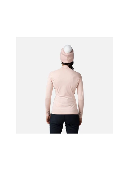 Bluza Rossignol W Classique 1/2 Zip różowy Bluza Rossignol W Classique 1/2 Zip różowy