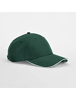 B 6 panelová kšiltovka 53. bottle green/white model 22411691 - Beechfield B 6 panelová kšiltovka 53. bottle green/white model 22411691 - Beechfield