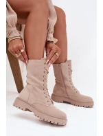 Dámské workery zateplené béžové Marvielle Dámské workery zateplené béžové Marvielle