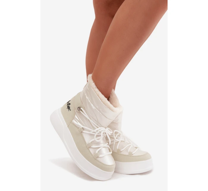 Dámské zimní boty Na platformě  25 03 Bílé model 21725149 - Lee Cooper
