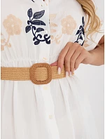 Šaty IR SK 2689 1.88 bílá a tmavě modrá