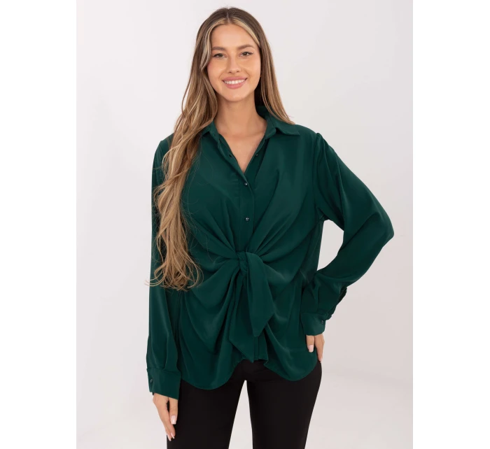 Koszula IT KS model 21786370 ciemny zielony - FPrice Koszula IT KS model 21786370 ciemny zielony - FPrice