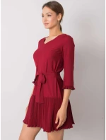 Šaty LK SK 507733.80P kaštanová