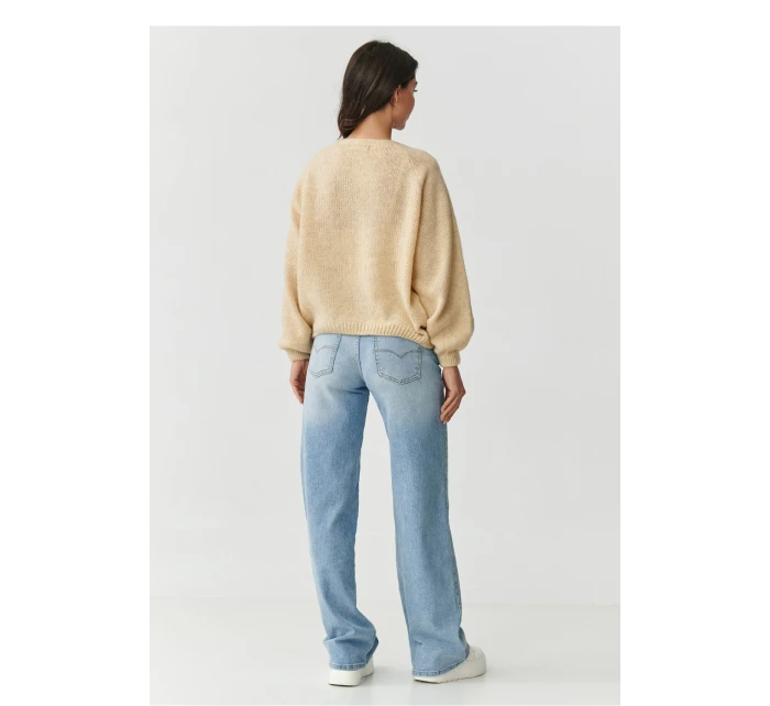 Svetr na zapínání  model 217372 Makadamia