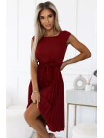 LILA sukienka z krótkim i  model 20596593 - numoco