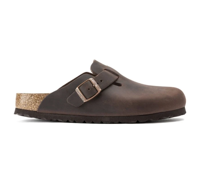 žabky Boston z kůže regular wide model 21735745 - Birkenstock
