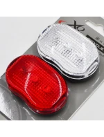 SADA PŘEDNÍCH A ZADNÍCH SVĚTEL PRO JÍZDNÍ KOLA 3LED XQMAX