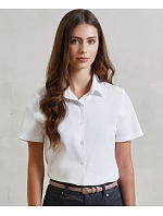 Premier PR 346 Popelínová elastická halenka s kr. rukávem 39.0346 white Premier PR 346 Popelínová elastická halenka s kr. rukávem 39.0346 white