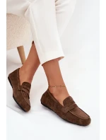 Loafersy Mokasyny Dámské Ploché Tmavě Zelené Soreline Loafersy Mokasyny Dámské Ploché Tmavě Zelené Soreline