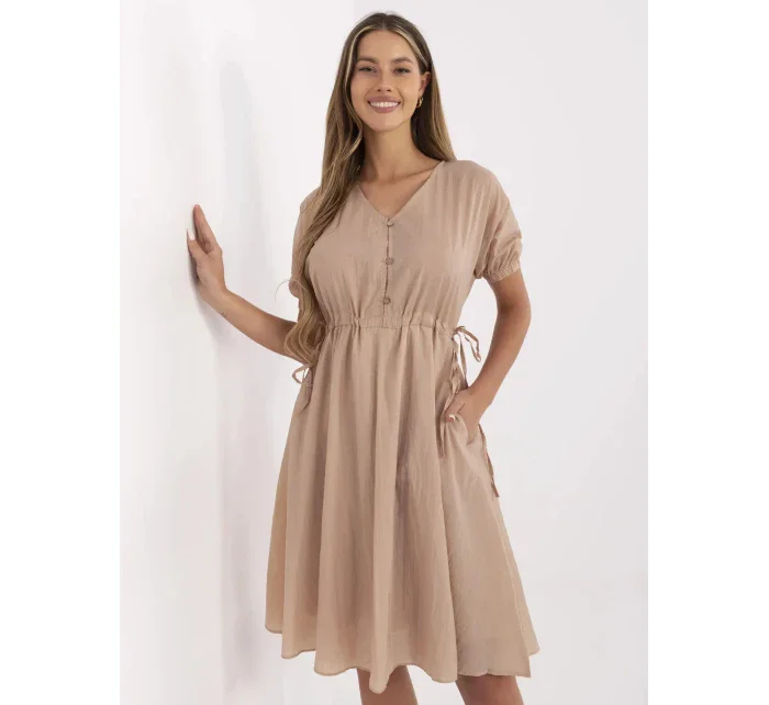 Šaty 217 SK 25663.02 béžová