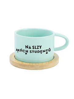 NA SLZY MÝCH STUDENTŮ - mint hrníček makronka 200 ml