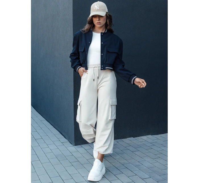 Dámská tmavě modrá bomber bunda CHOMP FashionStreet TY4477