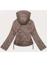 Tmavě béžová dámská bunda se stahujícími šňůrkami na bocích S'West (B8235-101) Tmavě béžová dámská bunda se stahujícími šňůrkami na bocích S'West (B8235-101)