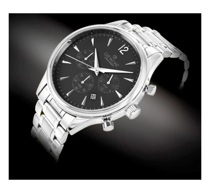 Pánské hodinky Giewont Chronograph Sapphire Silver GW6310-B2 Pánské hodinky Giewont Chronograph Sapphire Silver GW6310-B2