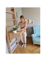 DŘEVĚNÝ ŽEBŘÍK S LAVIČKOU 112