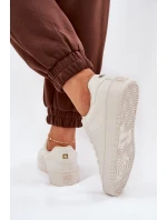 Nízké Dámské Tenisky Z Eko Kůže Big Star model 21686472 Béžové - Big Star Shoes