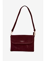 Malá Kabelka Listonoška z Eko Semiše Bordó Lucelle