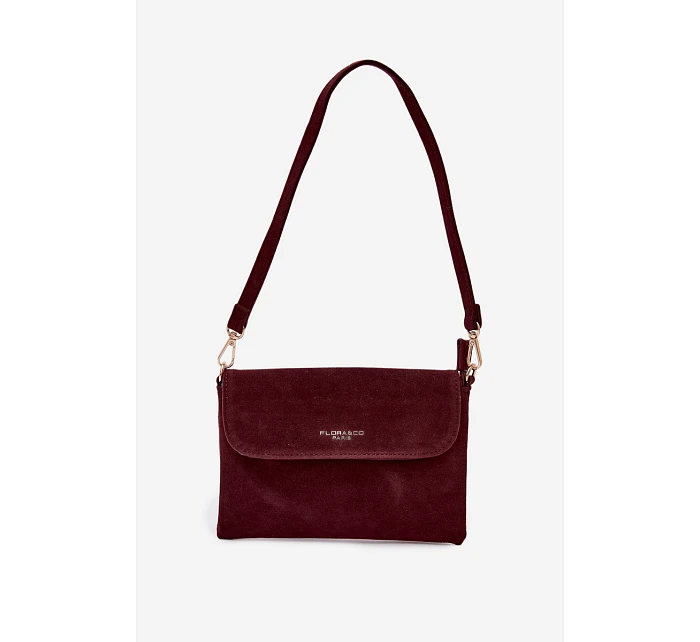 Malá Kabelka Listonoška z Eko Semiše Bordó Lucelle