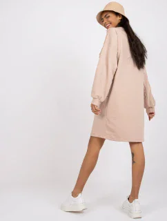 Dámské šaty Dress-EM-SK-717.33X-béžová