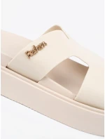 Praktické Jasnobeżowy  nazouváky dámské platforma