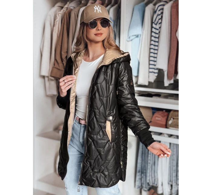 Dámská prošívaná přechodová bunda černá Dstreet model 21984332 - FashionStreet