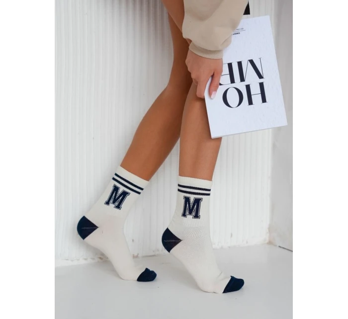 Ponožky Milena 0200 Písmeno M 37-41