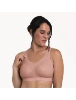 Essential Lace pooperační braletka s pěnovou výztuží 4700X rosewood - Anita Care