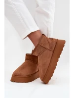 Dámské sněhule na platformě Camel model 21711045 - Boto Dámské sněhule na platformě Camel model 21711045 - Boto