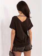 Bluzka RV BZ model 22097729 ciemny brązowy - FPrice