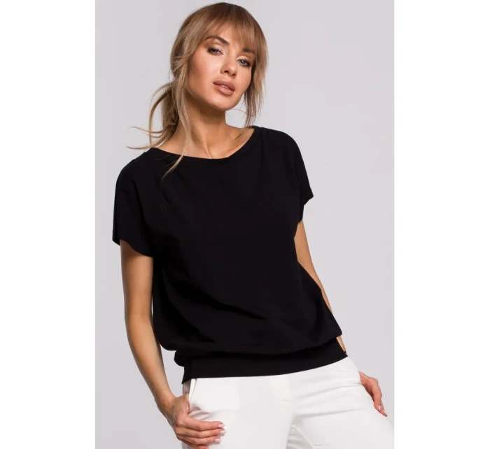 Dámská halenka model 18002609 černá - Moe Dámská halenka model 18002609 černá - Moe