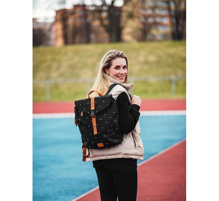 Městský batoh VUCH Corbin Dotty Black