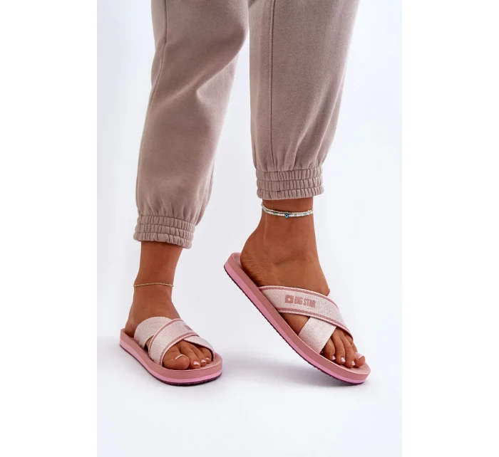 Dámské pantofle Big Star Růžové Dámské pantofle Big Star Růžové