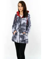 Oboustranná dámská bunda parka s kapucí model 14675063 - SPEED.A