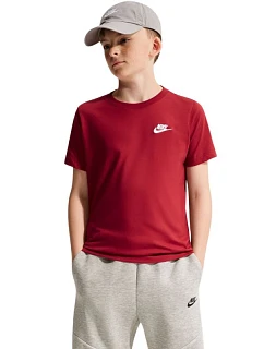 Dětské tričko Nike Sportswear, červené, FZ5177 608
