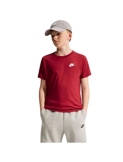 Dětské tričko Nike Sportswear, červené, FZ5177 608