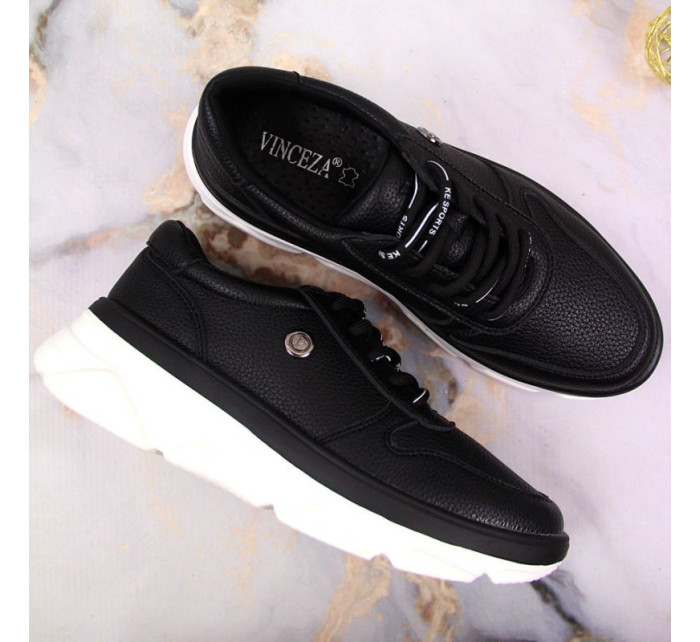 Sportovní obuv na platformě Vinceza W JAN131 černá