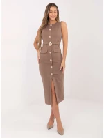 Sukienka IT SK model 21782391 ciemny bezowy - FPrice