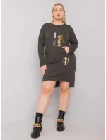 Šaty RV SK 7178.44 tmavá khaki Šaty RV SK 7178.44 tmavá khaki