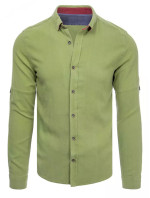 Pánská olivová košile Dstreet DX2254