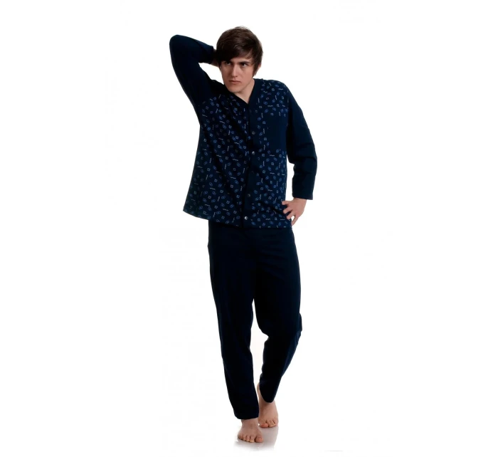 Pánské rozepínací pyžamo 298 dł/r 53001 - Gucio