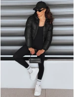 Dámská krátká zimní bunda s kapucí černá FashionStreet TY5416